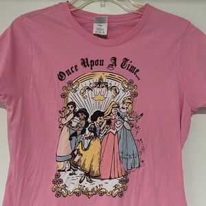 Disney Pink Princess Graphic Tee Size Medium